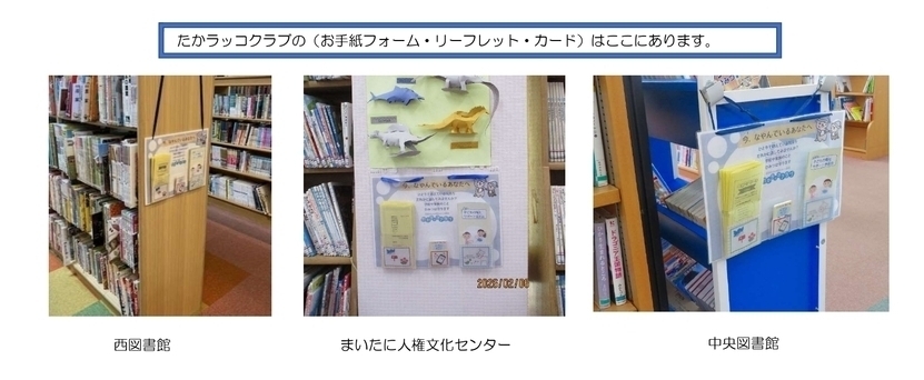 お手紙のフォームを設置している写真